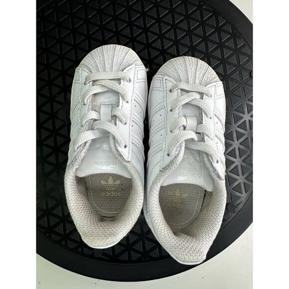 Adidas Superstar EL I Toddler Shoes White EF5397 Size 6K - Picture 4 of 8